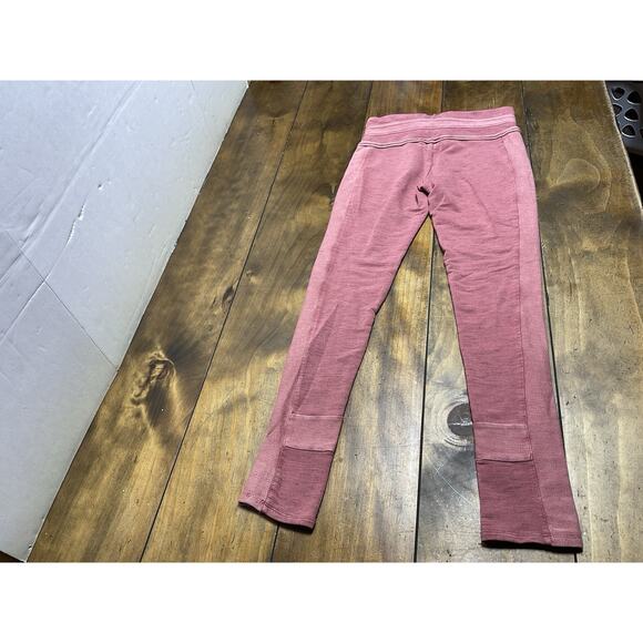 Free People Movement French Terry Bodhi Leggings Pink SMALL - Picture 2 of 10
